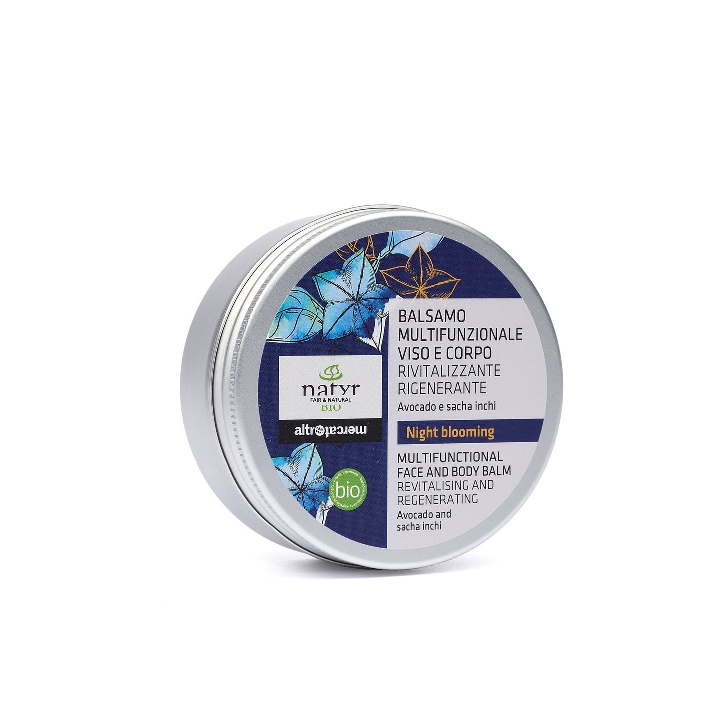 balsamo viso corpo notte biologico rigenerante natyr altromercato