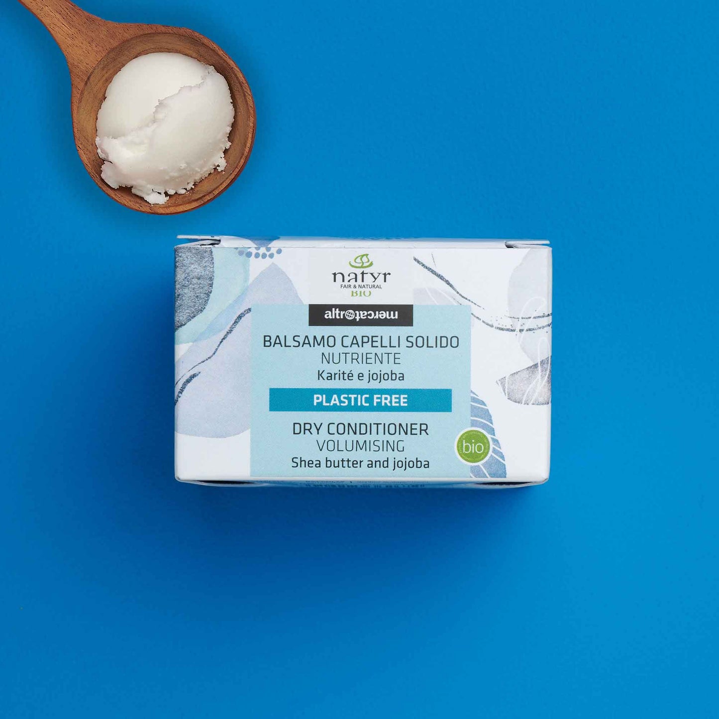 balsamo solido plastic free jojoba argan natyr altromercato