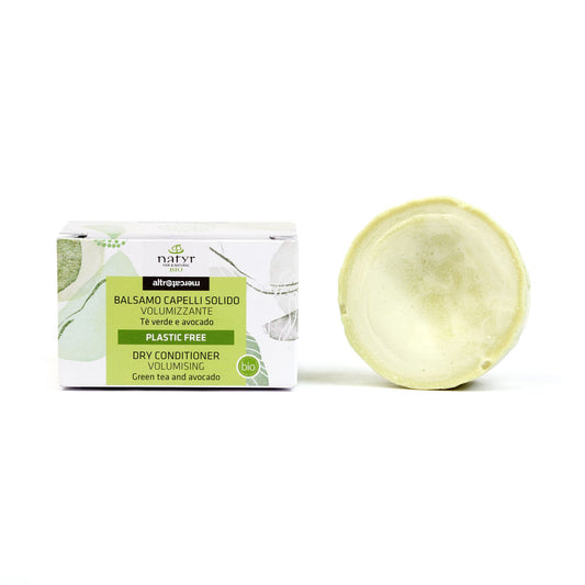 balsamo volumizzante solido plastic free