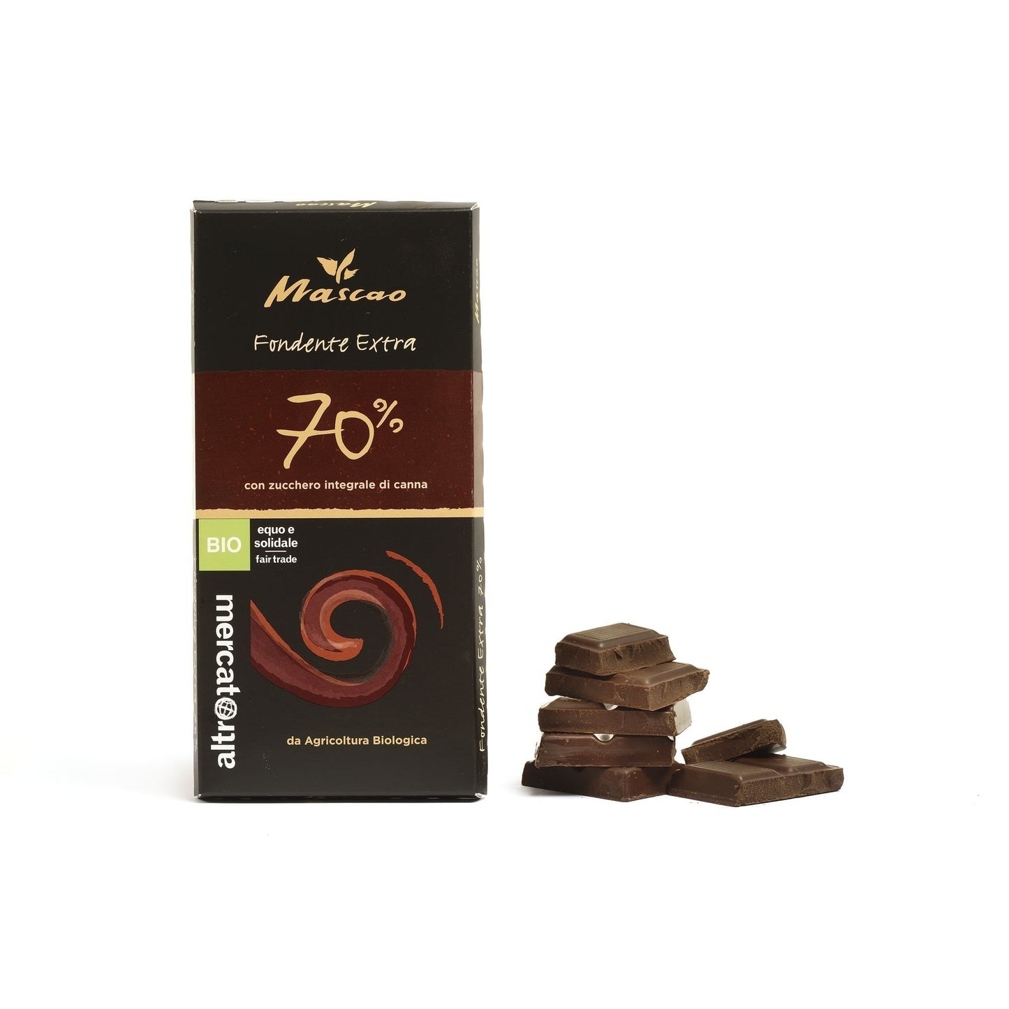 CIOCCOLATO MASCAO-FONDENTE EXTRA 70% - BIO- 100 g_ALTROMERCATO