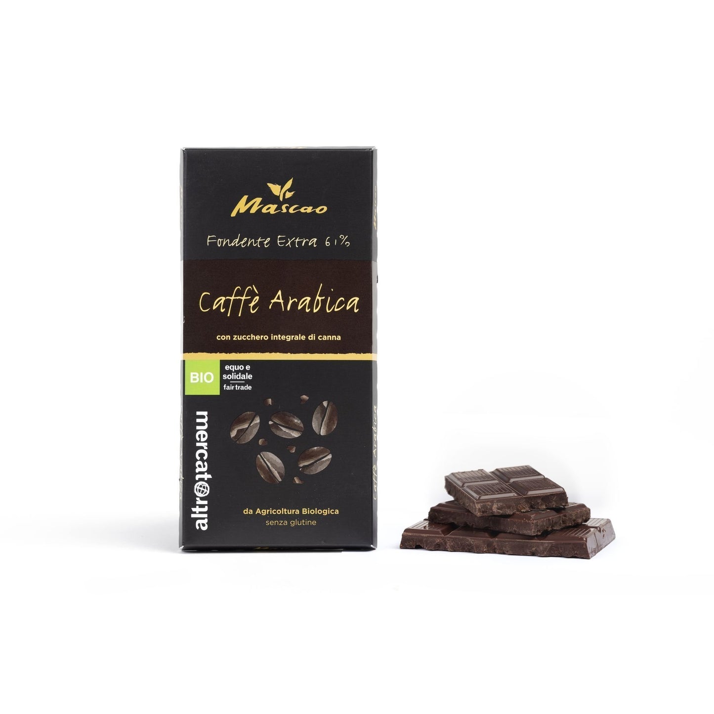 MASCAO FONDENTE EXTRA-CAFFÈ ARABICA- BIO-100g-ALTROMERCATO