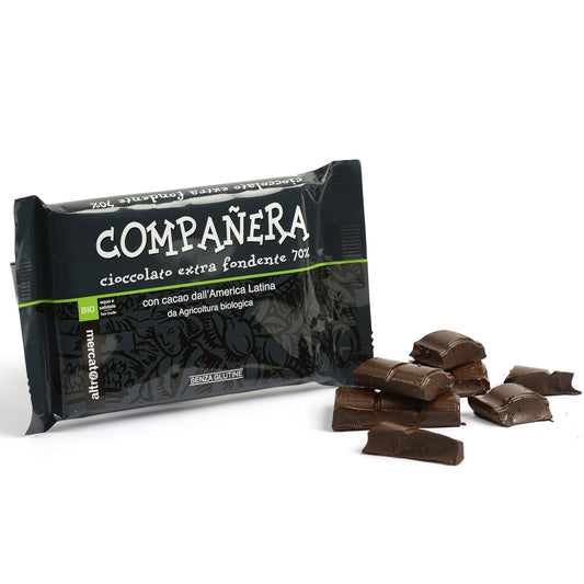 tavoletta di cioccolato fondente 70% biologica altromercato