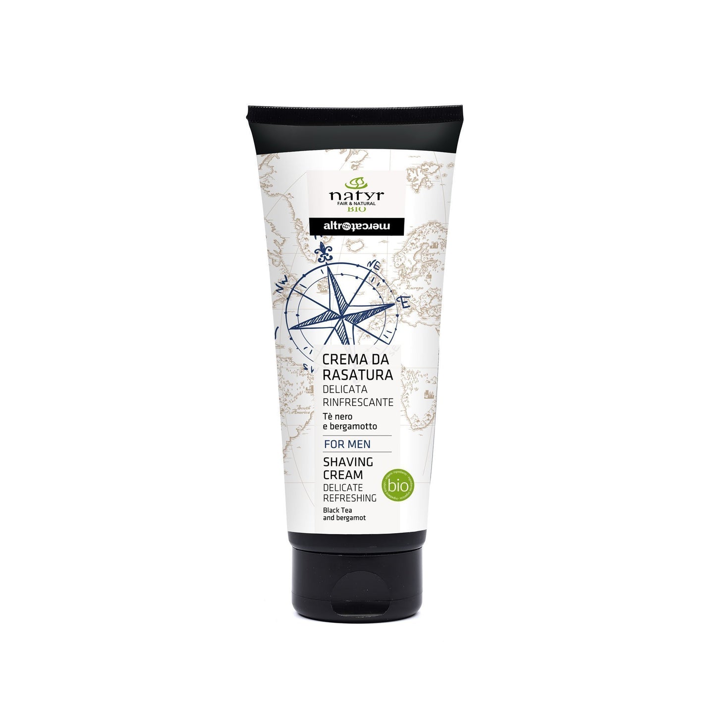 crema rasatura bergamotto lenitiva idratante biologica natyr altromercato