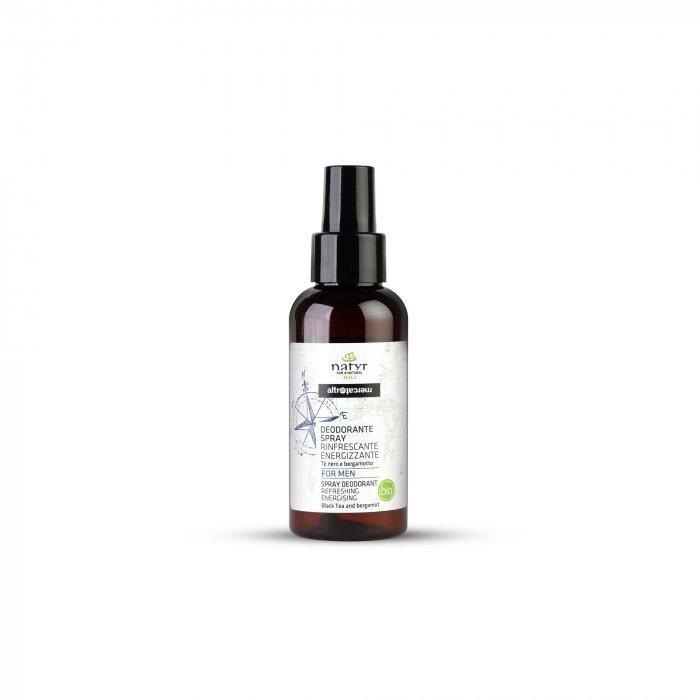 deodorante-tènero-bergamotto-h24-no alcool-naturale-bologico-natyr-altromercato