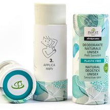 Il deodorante con ingredienti naturali da agricoltura biologica senza antitraspiranti e dall’alta efficacia perché formulato con estratti naturali che inibiscono la formazione del cattivo odore