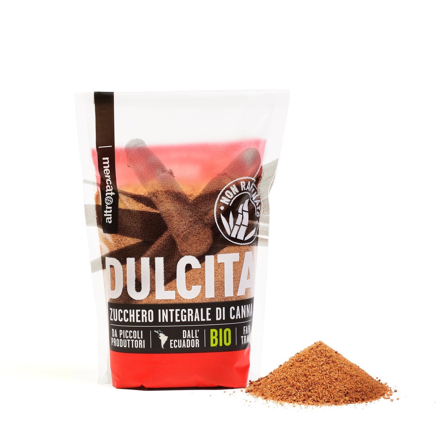 Lo zucchero Dulcita è biologico e integrale, estatto da canna da zucchero dell' Equador. Non sbiancato e ricco di melassa mantiene il suo tipico colore ambrato. Preserva tutta la ricchezza nutritiva.