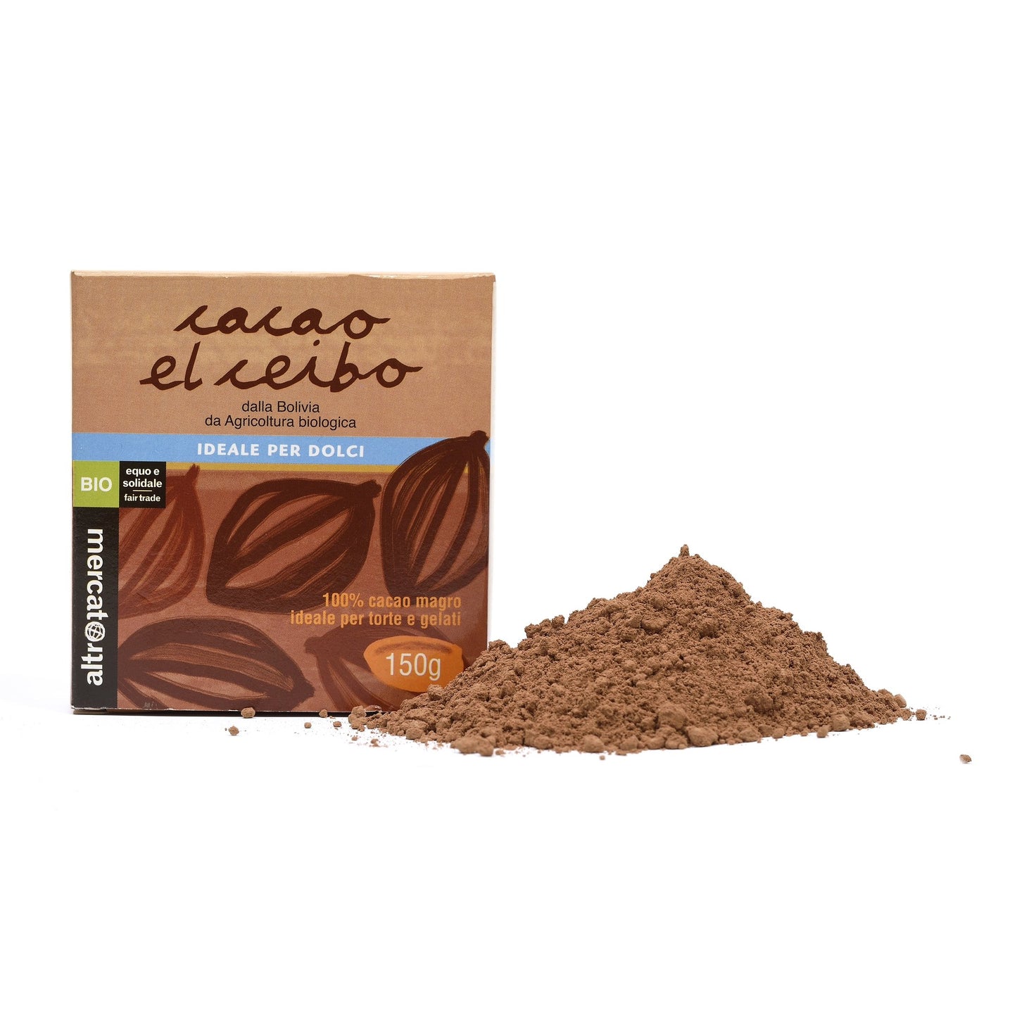 CACAO MAGRO EL CEIBO IN POLVERE BOLIVIA - BIO | COD. 00000051 | 150 g