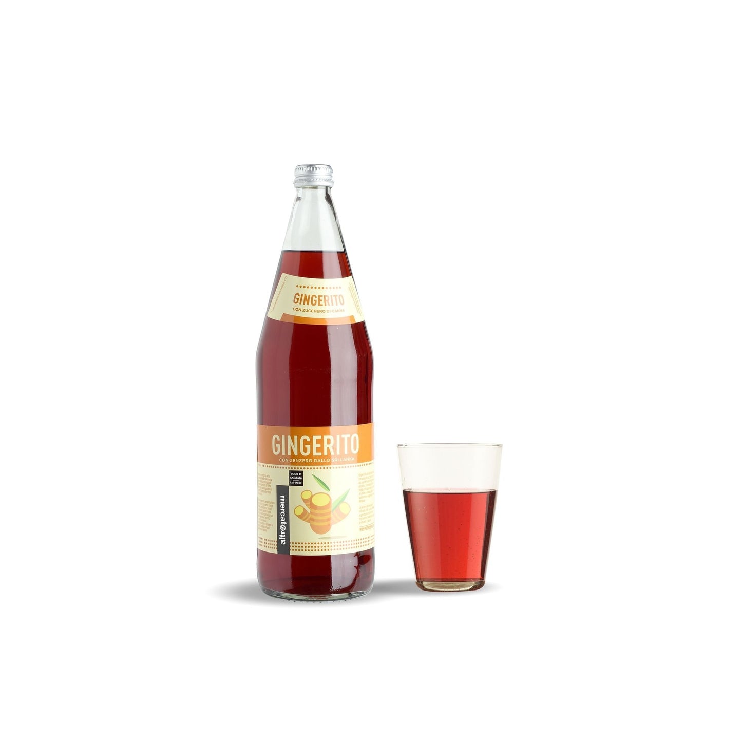BEVANDA GASSATA ALLO ZENZERO GINGERITO | COD. 00001148 | 750 ml