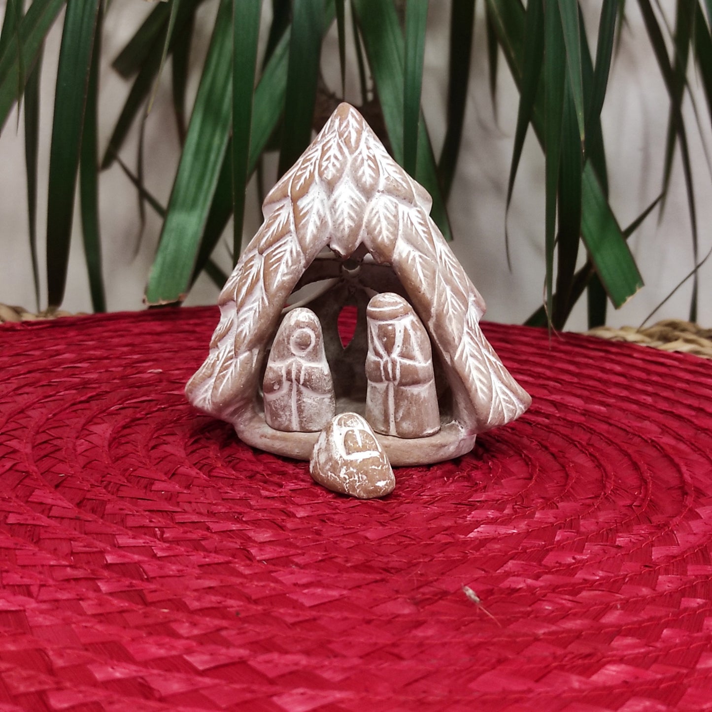 Presepe artigianale in terracotta del Bangladesh