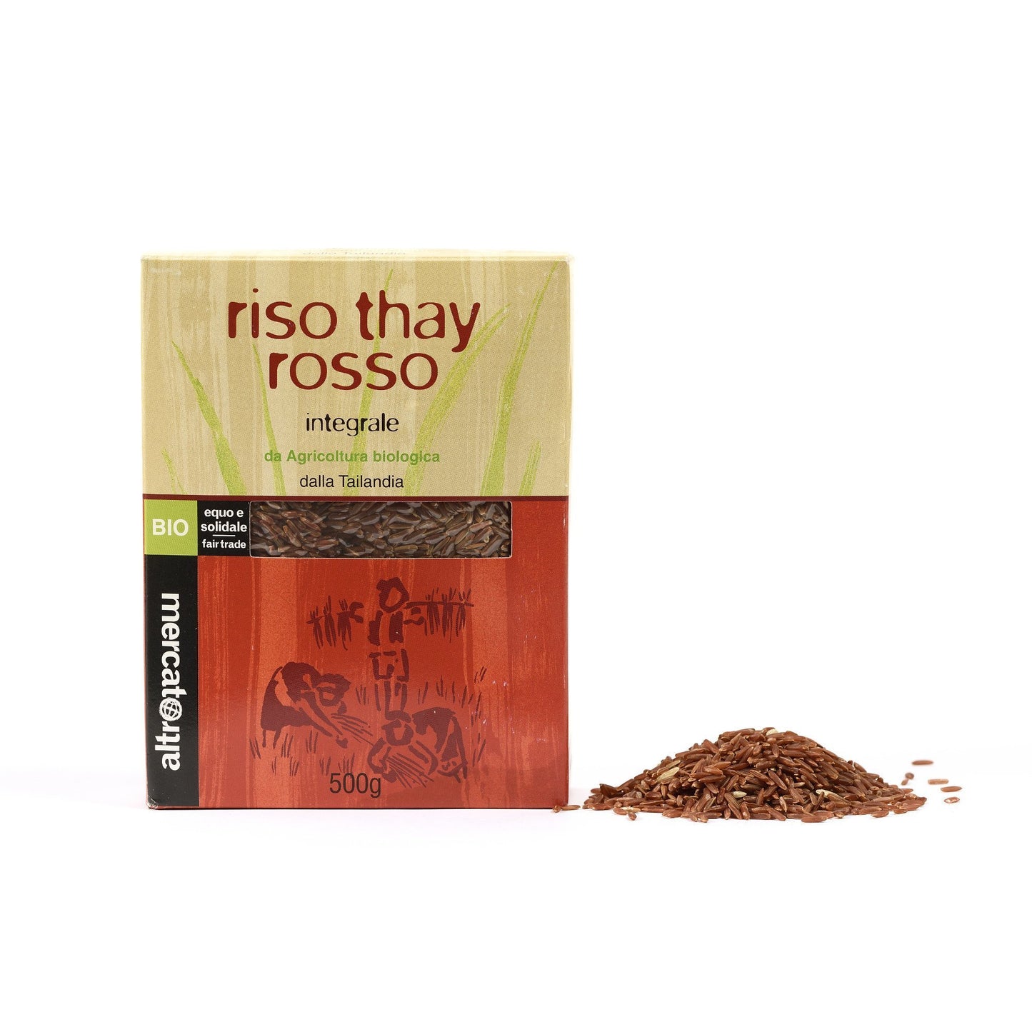 RISO INTEGRALE THAY ROSSO TAILANDIA - BIO- 500 g-ALTROMERCATO