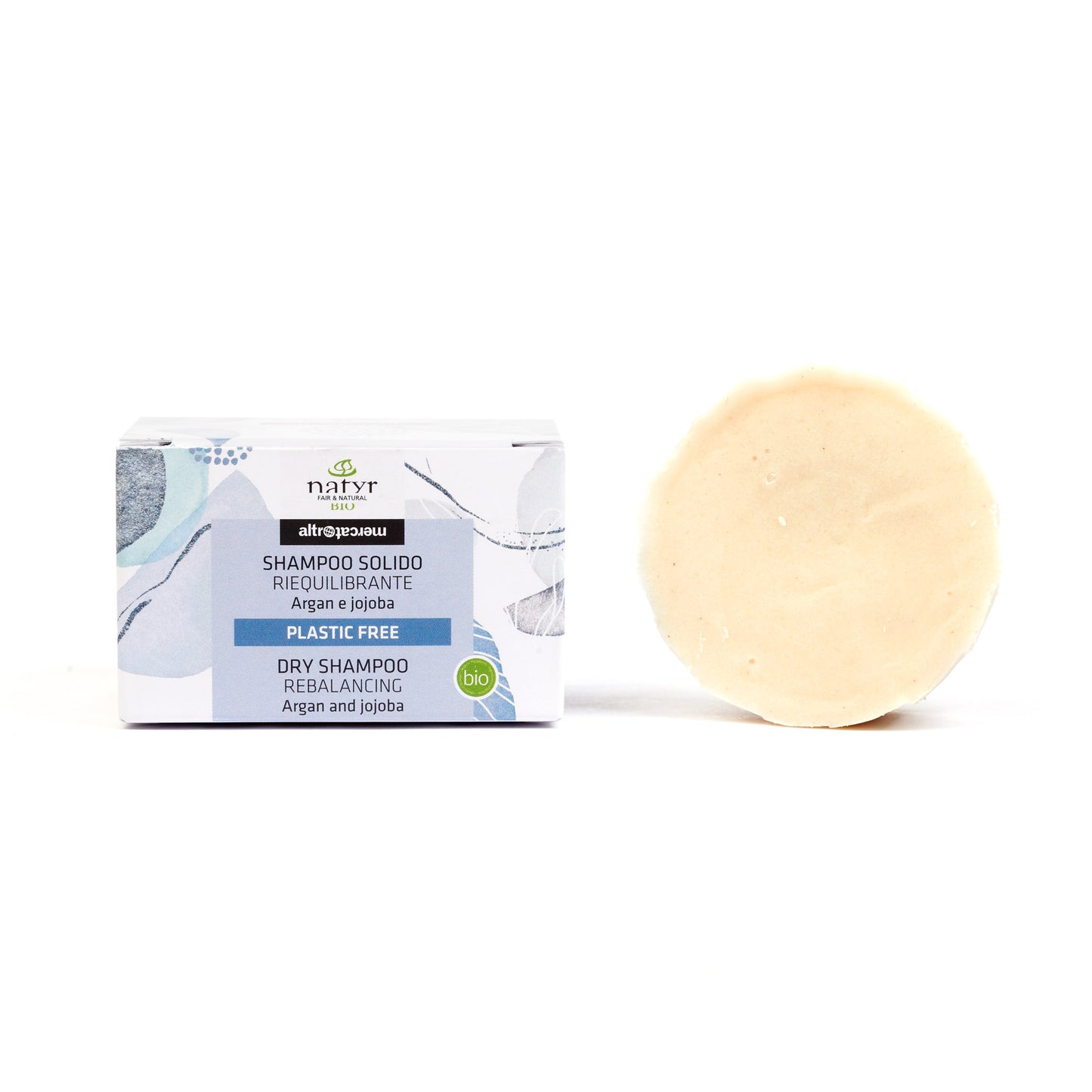 shampoo solido biologico plastic free Natyr Altromercato