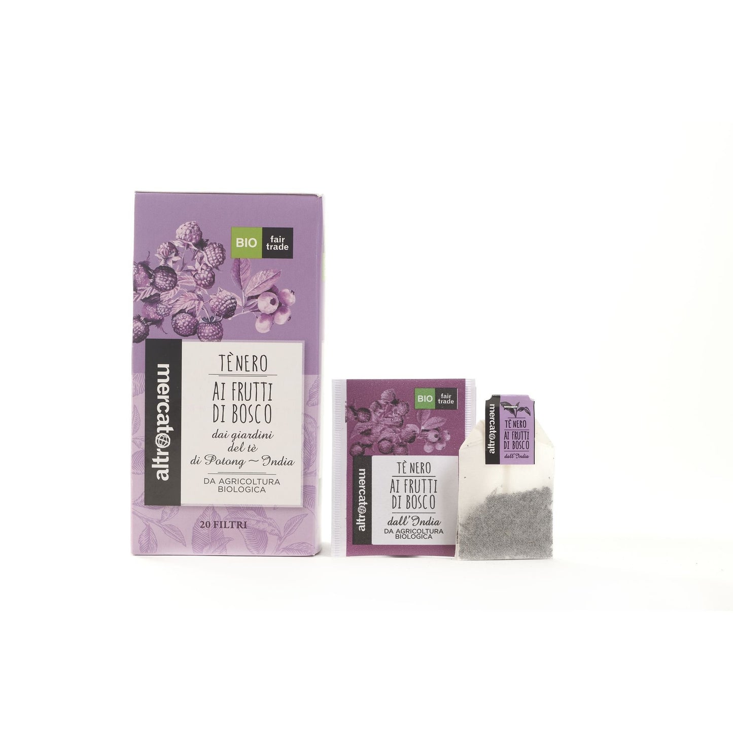 TÈ NERO FRUTTI DI BOSCO INDIA - BIO | COD. 00000479 | 20 filtri - 40 g